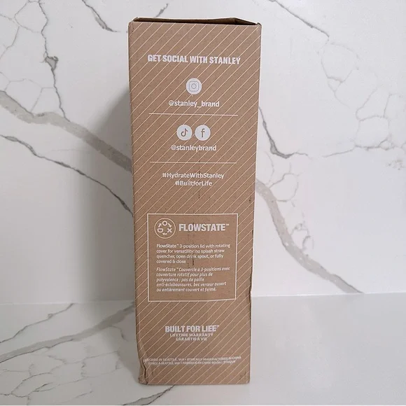 BNIB - Stanley Quencher H2.0 FlowState Stainless Steel Vacuum Insulated Tumbler - Picture 6 of 9